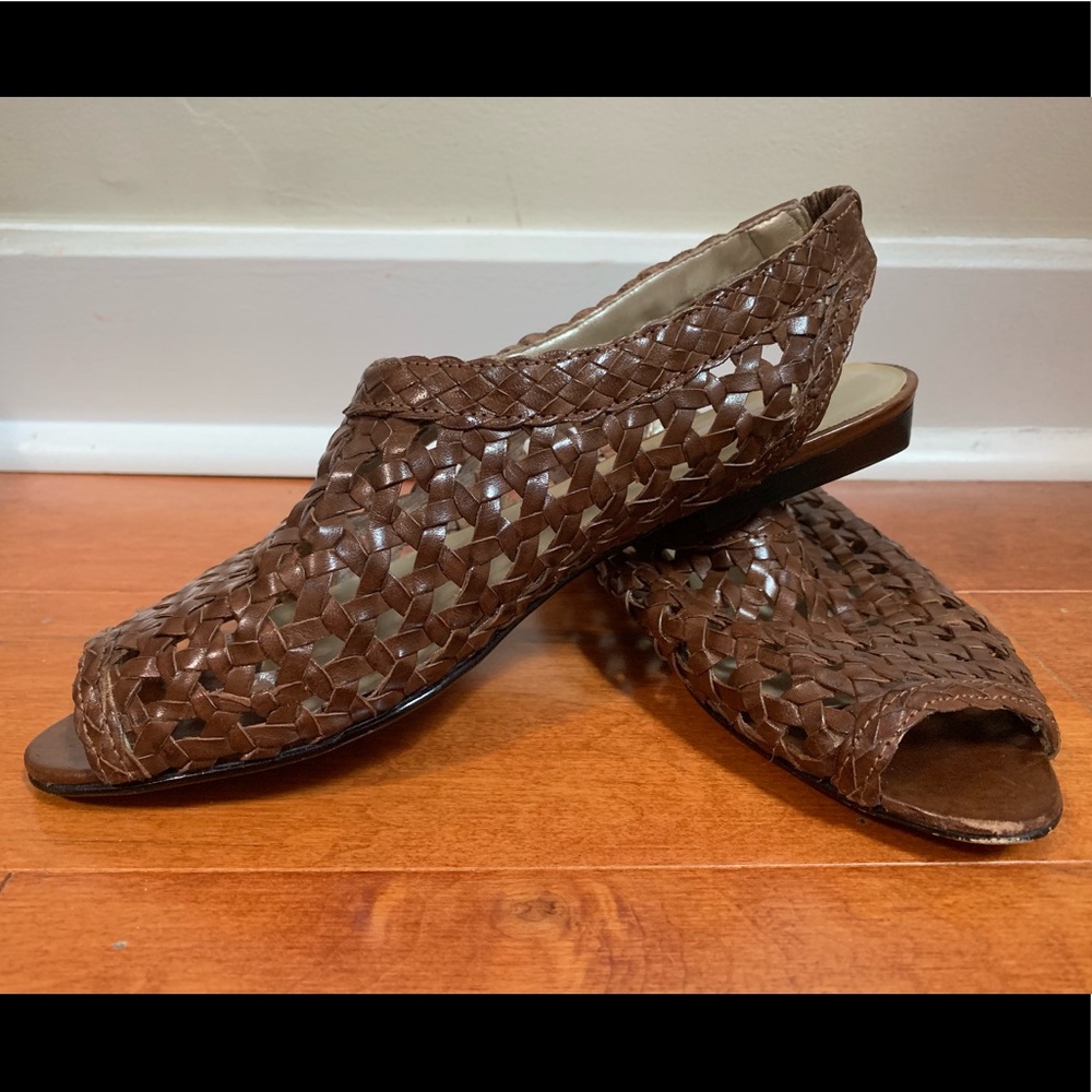 KIKIT vintage woven sandals | SIZE 8